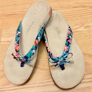 Vionic Women's Floral Sandals - Multicolor Size 6.5